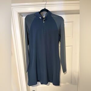 Adidas Navy Dress with Striped Details